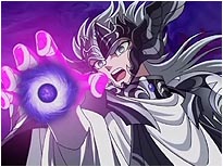 Thanatos, o deus da Morte, ataca violentamente Seiya de Pégaso!