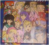 Algumas mulheres de CDZ dentre outras de animes diferentes