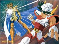 ataque de aioria no seiya