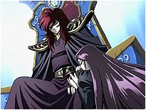 Pandora faz curativos na mão de Hades, ferida por ela mesmo!