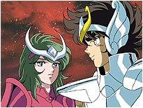 Seiya de Pégaso e Shun de Andrômeda se encontram no Mundo dos Mortos!