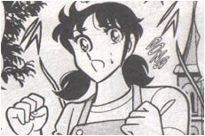 Minu convence Seiya a participar da Guerra Gal�ctica j� que sua irm� poder� v�-lo pela TV!