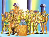 Cavaleiros de Ouro, os guerreiros mais fortes de Atena!