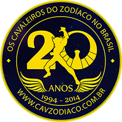 Logo 20 anos de Cavaleiros do Zodaco no Brasil