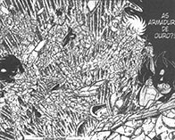 Seiya veste Sagitário, Hyoga veste Aquário, Shiryu veste Libra, Shun veste Virgem e Ikki veste Leão!