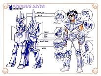 Seiya de Pgaso - 2 armadura