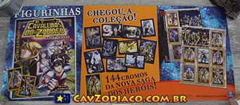 Pôster brasileiro de Álbum de Lost Canvas pela Deomar Editora