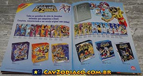 Panfletos promocionais dos DVDs lanados pela PlayArte