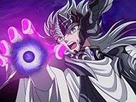 Thanatos, o deus da Morte, ataca violentamente Seiya de Pgaso!