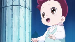 O bebê Kouga dá os primeiros passos da sua vida sob o olhar de Saori Kido!