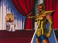 Aiolia de Leão confronta o Mestre Ares no seu retorno ao Santuário!