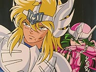 Hyoga e Shun no tem a mesma sorte que Seiya e Shiryu e acabam lutando contra a iluso do Gmeos!