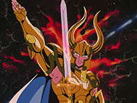 Shura é o Cavaleiro de Ouro de Capricórnio, o detentor da Excalibur!