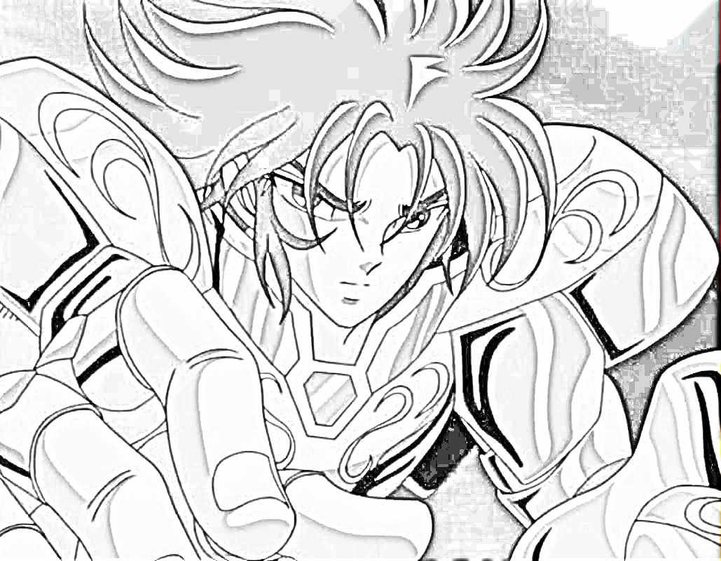 Desenhos de Saint Seiya - Os Cavaleiros do Zodíaco para colorir, jogos de pintar e imprimir