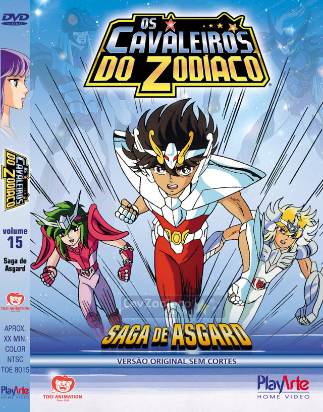 Os Cavaleiros Do Zodíaco - Saga De Asgard - Vol.18 - Dvd