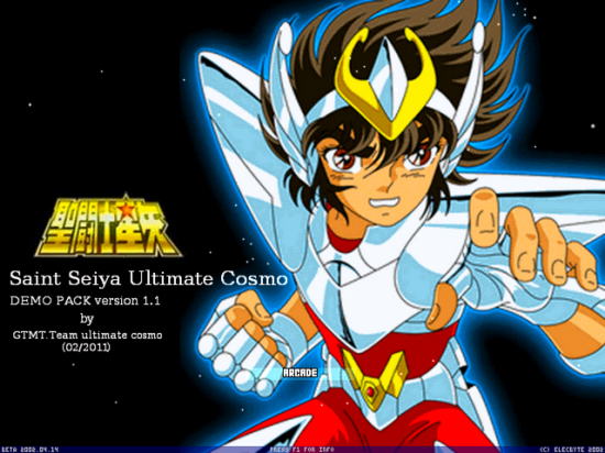 Saint Seiya Omega jogo psp rodando no Android *0* amo de maisss