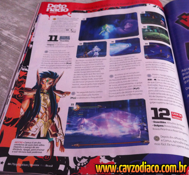 Batalha do Santuário: revista PlayStation trouxe detonado do jogo da série  para o PlayStation 3! - Os Cavaleiros do Zodíaco - CavZodiaco.com.br
