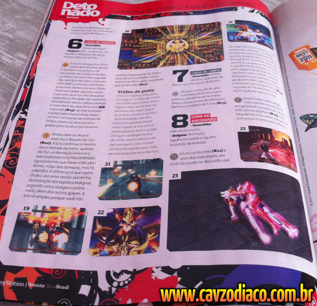Batalha do Santuário: revista PlayStation trouxe detonado do jogo da série  para o PlayStation 3! - Os Cavaleiros do Zodíaco - CavZodiaco.com.br