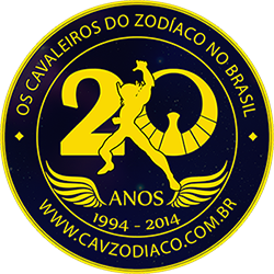 Logo 20 anos de Cavaleiros do Zodaco no Brasil