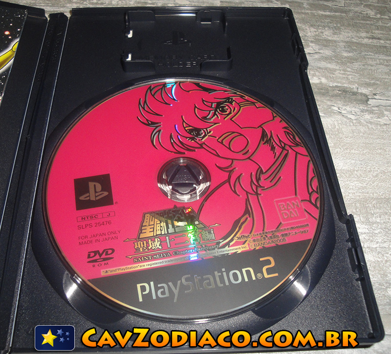 Revivendo a Nostalgia Do PS2: Cavaleiros do Zodíaco Saga do Santuário DVD ISO  PS2