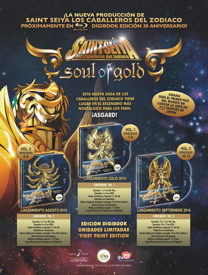 Saint Seiya: Soul of Gold - Volume 2 Blu-ray (DigiBook) (Spain)