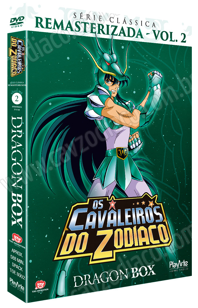 CAVALEIROS DO ZODÍACO - ÔMEGA 02ª TEMPORADA BOX 2 (3 DVDS) (QTD: 3) -  Masami Kurumada - DVD