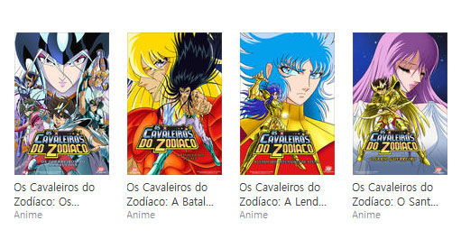 Cavaleiros do Zodíaco A batalha final  Obs: Corrigindo a publicação,  acabei carregando o filme errado, agora que eu vi. Nome do filme é  A  BATALHA DE ABEL versão Gota Mágica