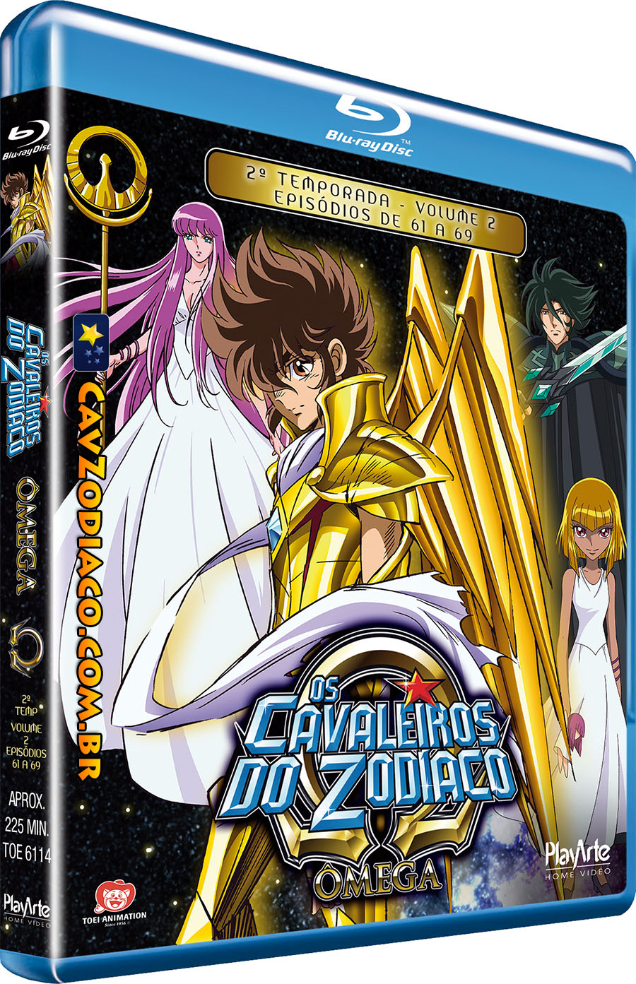 Os Cavaleiros Do Zodíaco - Ômega – 2ª Temporada - Volume 1 - [Blu-ray]