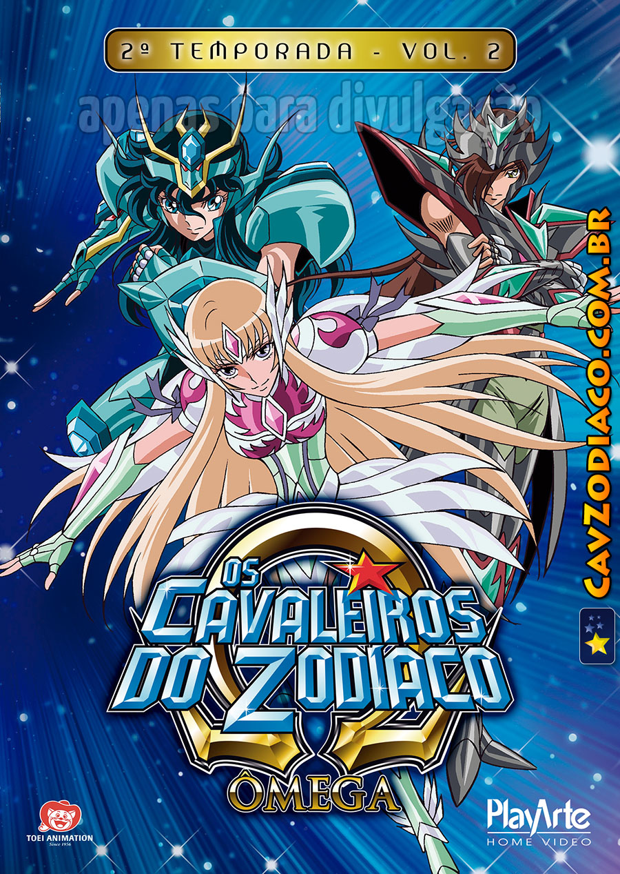 Blu-Ray Os Cavaleiros Do Zodíaco Ômega Vol. 1 - Ep. 01 A 12 - Playarte -  Revista HQ - Magazine Luiza