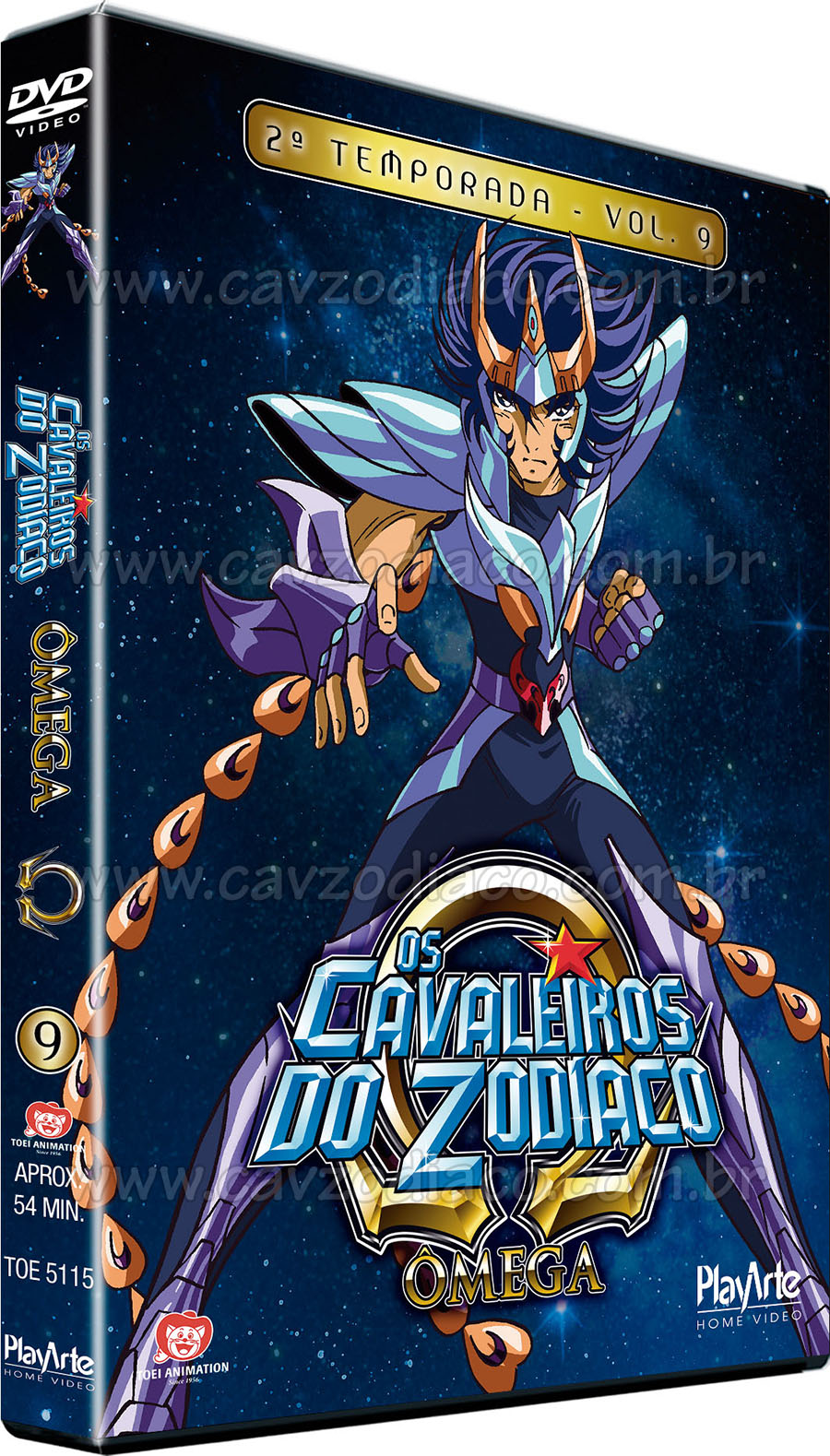 Dvd N - Box Cavaleiros do Zodiaco Omega 1º Temporada Vol 2