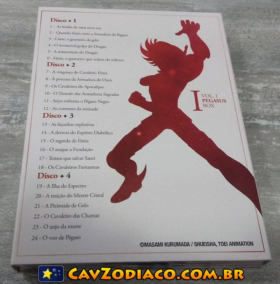 DVD Os Cavaleiros do Zodíaco Ômega: 2º Temporada - BOX 5 - UNBOXING 