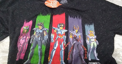 Piticas: veja fotos da nova camiseta dos Cavaleiros do Zodaco!