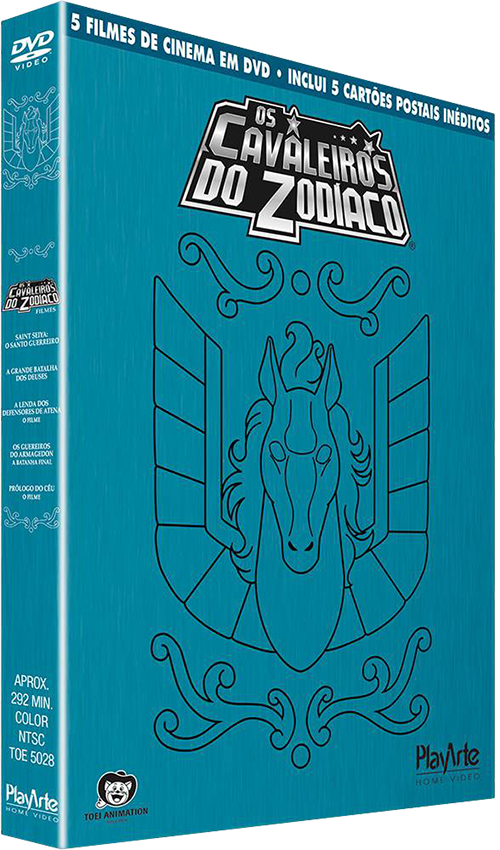 Dvd Cavaleiros Do Zodiaco - Completo Dublado + 5 Filmes