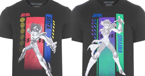 Ellus 2nd Floor: veja algumas imagens das novas camisetas dos Cavaleiros do Zodaco!