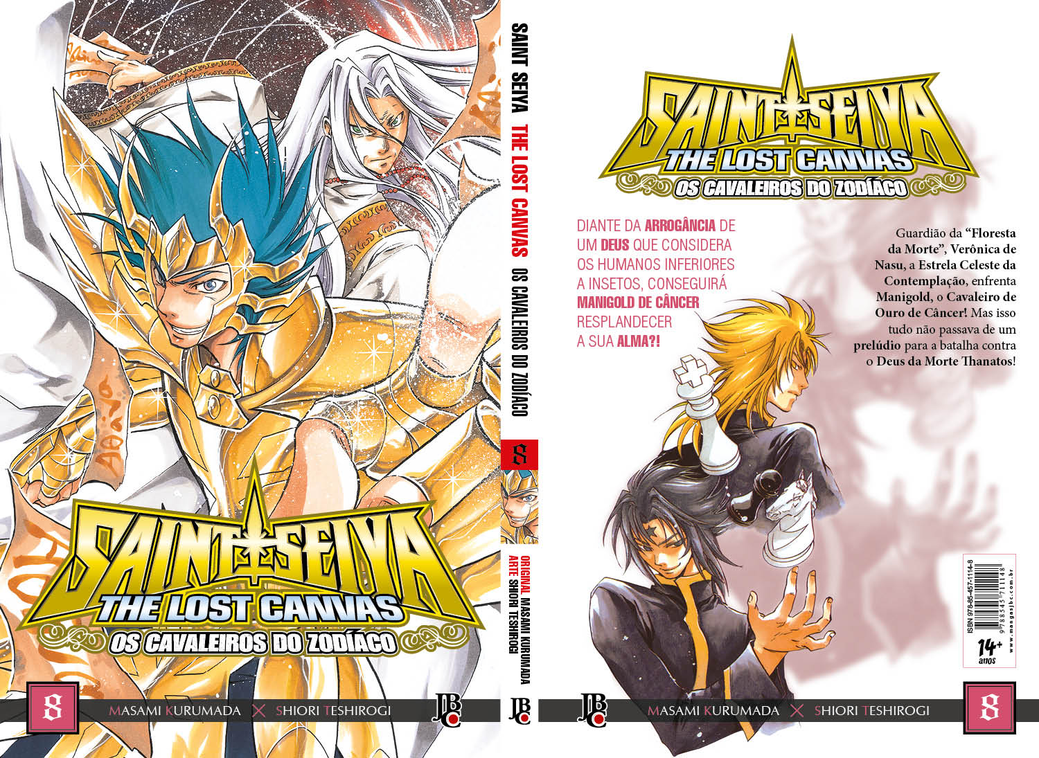 Lost Canvas: veja a capa completa do 1º volume do relançamento do mangá no  Brasil! - Os Cavaleiros do Zodíaco - CavZodiaco.com.br