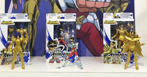 Anime Heroes: veja as fotos finais dos novos bonecos dos Cavaleiros do Zodaco!