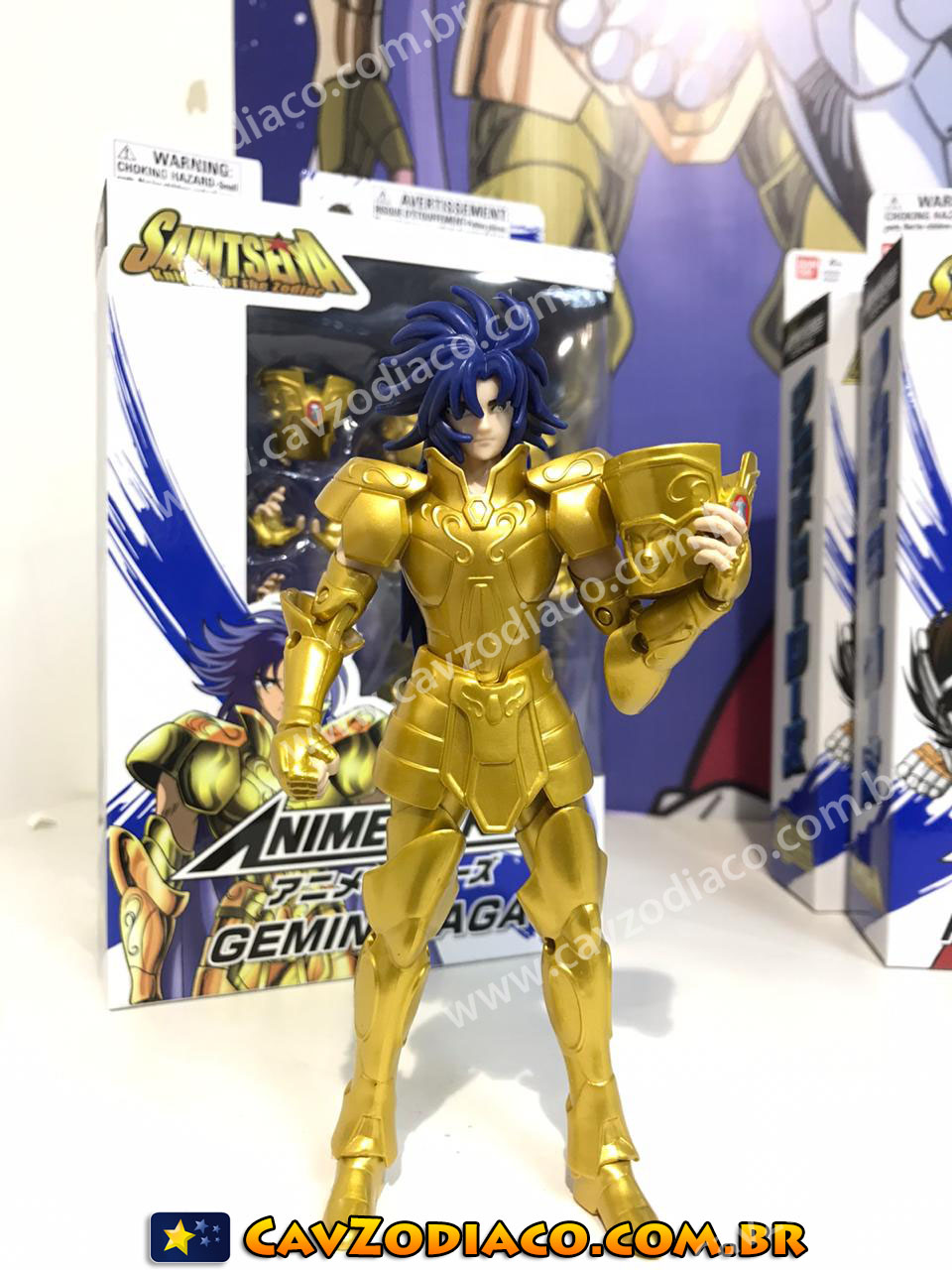 Boneco Anime Heroes Saint Seiya Saga De Gêmeos Bandai