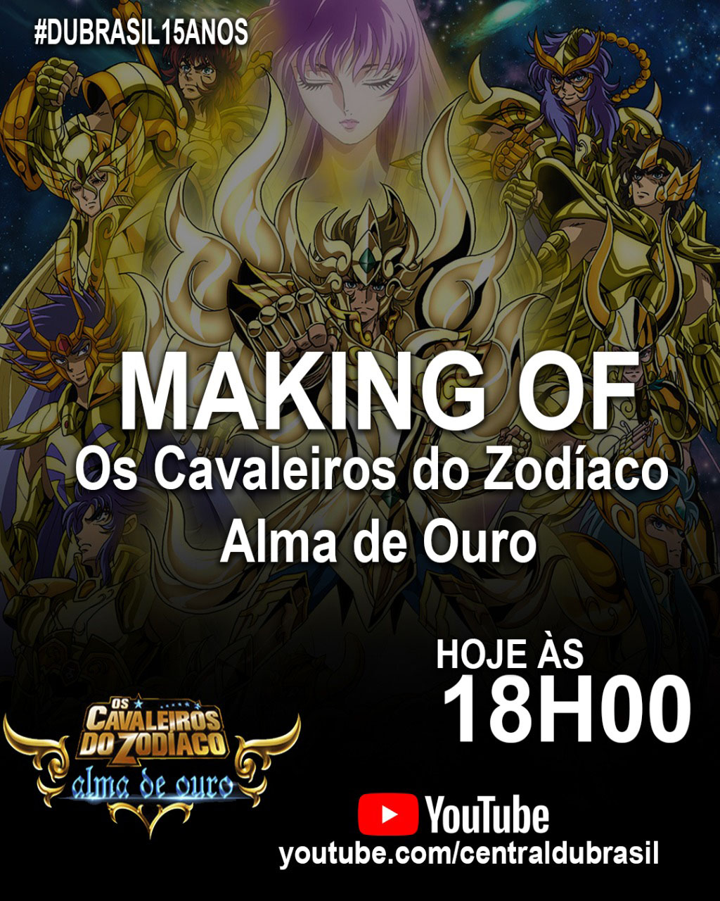 Os Cavaleiros do Zodíaco - Alma de Ouro em português brasileiro -  Crunchyroll