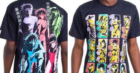 Camisetas: dois novos modelos dos Cavaleiros do Zodaco pela Piticas!