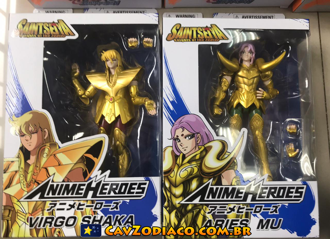 Knights of the Zodiac Anime Heroes Aries Mu Aiolos Action Figure