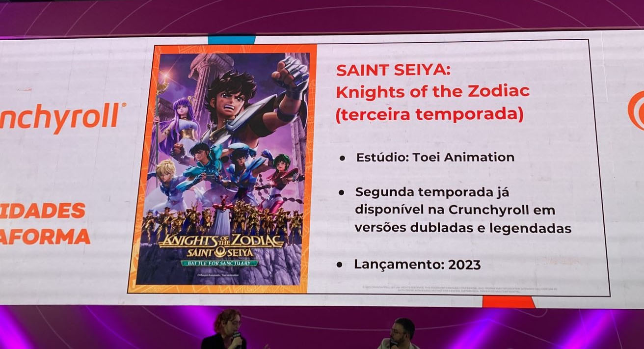 CCXP22: Crunchyroll anuncia a terceira temporada de Cavaleiros do