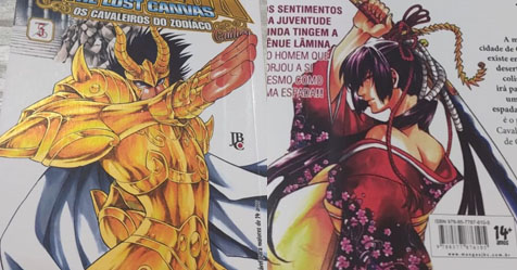 Lost Canvas Gaiden: fotos do volume 5 (El Cid de Capricrnio) do mang tankobon brasileiro (relanamento)!