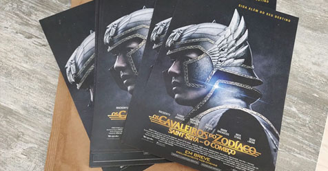 Live Action: sorteio de psteres brasileiros do filme dos Cavaleiros do Zodaco + participe!