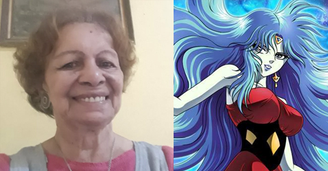 Marcia Gomes: faleceu a primeira dubladora brasileira da deusa ris dos Cavaleiros do Zodaco