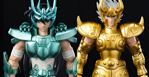 Blokees: imagens dos bonecos (model kits) do Shiryu de Drag�o e Shura de Capric�rnio!