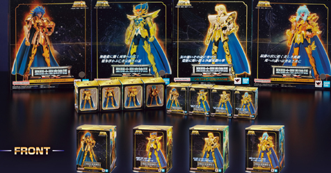 Saint Cloth Myth EX - Miniature Collection: novos gashapons dos Cavaleiros de Ouro no Japo!