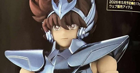 Cloth Myth EX: Seiya de P�gaso V3 OCE em destaque na revista Hobby Japan de dezembro!