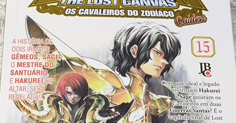 Lost Canvas Gaiden: fotos do volume 15 do mang tankobon brasileiro (relanamento)!