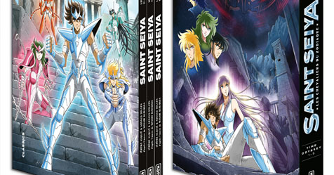 Time Odyssey: caixa especial para os trs primeiros volumes da HQ dos Cavaleiros do Zodaco na Frana!