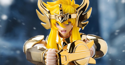 Blokees: model kit do Hyoga de Cisne com armadura reluzindo a ouro estar� a venda no Anime Friends 2026!